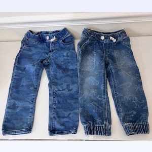 Gap toddler kid Blue jeans pants, set of 2